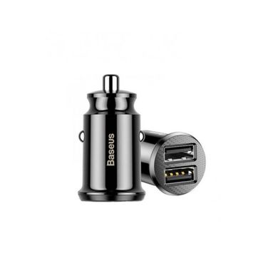 Автомобільний зарядний пристрій Baseus Grain Pro Car Charger (Dual USB 4.8A ) Black (CCALLP-01)