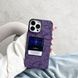Чехол для iPhone 11 Stone Island с патч-нашивкой Стоников Фиолетовый