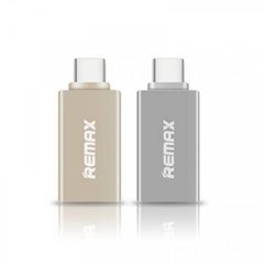 USB переходник REMAX OTG to Type-C Transcend RA-OTG1 Silver