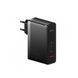 СЗУ Baseus GaN5 Pro Fast Charger 2C+U 140W EU Black(With Superior Series Fast Charging Data Cable Type-C to Type-C 240W（48V/5A） 1m Black) (CCGP100201)