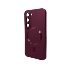 Чохол Cosmic Frame MagSafe Color для Samsung S23 Wine Red