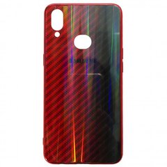Накладка Carbon Gradient Hologram Samsung A10s (A107) Red