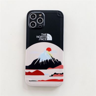 Чорний чохол The North Face "Фудзіяма" для iPhone X/XS
