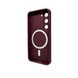 Чохол Cosmic Frame MagSafe Color для Samsung S23 Wine Red