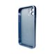 Чохол AG Glass Matt Frame Color MagSafe Logo для Apple iPhone 11 Sierra Blue