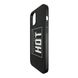 Черный чехол Santa Barbara Polo Egan "Hot" для iPhone 12 Pro Max с термометром из кожи