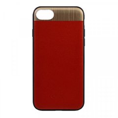 Чехол-накладка Comma Leather for iPhone 7/8 Red, Червоний