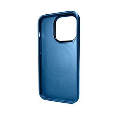 Чохол AG Glass Sapphire MagSafe Logo для Apple iPhone 14 Pro Blue
