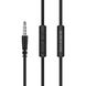 Навушники BOROFONE BM37 Noble sound wire control earphones with mic Black (BM37B)