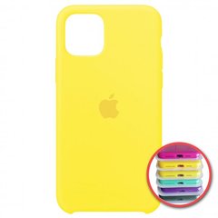 Silicone Case Full for iPhone 11 Pro Max (55) canary yellow, Жовтий