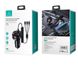 АЗП Usams US-CC119 C22 3.4A Dual USB Car Charger With 3IN1 Spring Cable Black (CC119TC01)