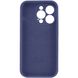 Чохол Silicone Full Case AA Camera Protect для Apple iPhone 13 Pro Max 7,Dark Blue