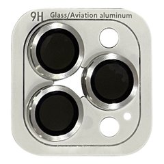 Захисне скло Metal Classic на камеру (в упак.) iPhone 12 Pro Max Срібний / Silver
