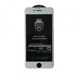 Защитное стекло 6D EDGE TO EDGE for iPhone 6/6S White тех упаковка