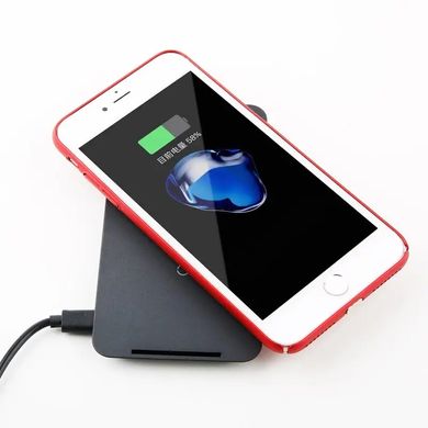 Приймач Qi BASEUS Microfiber Wireless Charging Receiver (For iPhone) | 1A |