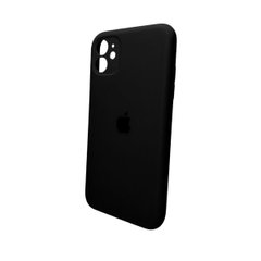 Чехол Silicone Full Case AA Camera Protect для Apple iPhone 11 Pro Max кругл 14,Black