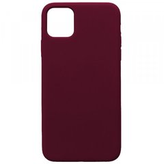 GRAND Full Silicone Case for iPhone 11 Pro Max (52) marsala, Марсала