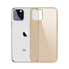 Чехол BASEUS Simplicity Series (basic model) for iPhone 11 Pro Max Transparent Gold, Золотий