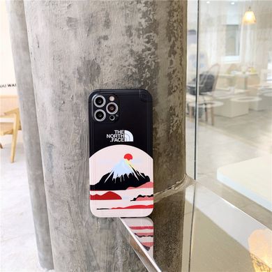 Черный чехол The North Face "Фудзияма" для iPhone 12 Mini