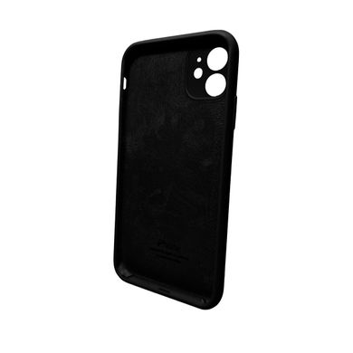 Чохол Silicone Full Case AA Camera Protect для Apple iPhone 11 Pro Max кругл 14,Black