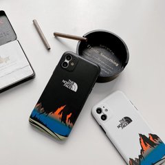 Чехол The North Face "Горы" для iPhone 7 Plus/8 Plus черного цвета