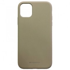 Накладка MERCURY SILICONE CASE for iPhone 11 Pro Max stone, серый