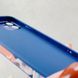 Чохол для iPhone X/XS Lady Fashion з боковою печаттю і захистом камери Синій