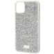 Серебристый чехол Bling Rock Diamond Case для iPhone 13 Pro Silver