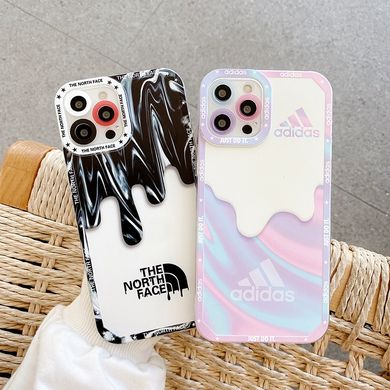 Чехол для iPhone XR Adidas Ice Cream с цветной защитой объектива Розовый
