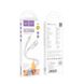 Кабель HOCO X97 Crystal color silicone charging data cable iP light gray (6931474799814)