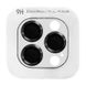 Защитное стекло Metal Classic на камеру (в упак.) для iPhone 15 Pro (6.1") / 15 Pro Max (6.7") (Черный / Midnight)