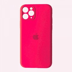 Silicone Case Full Camera for iPhone 11 Pro Max hot pink, Рожевий