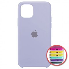 Silicone Case Full for iPhone 11 Pro Max ( 5) lilac cream, Фіолетовий