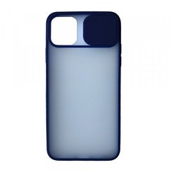 Накладка Camera Matte Case iPhone 11 Pro Max blue