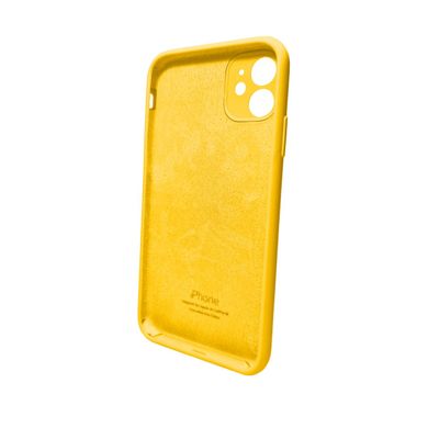 Чохол Silicone Full Case AA Camera Protect для Apple iPhone 11 Pro Max кругл 56,Sunny Yellow
