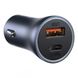 АЗП Baseus Golden Contactor Pro Dual Quick Charger Car Charger U+C 40W Dark Gray (CCJD-0G)