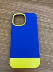 Чехол для iPhone 13 Pro с цветом флага Украины Сине-желтый