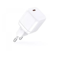 Зарядний пристрій Vention 1-port USB-C GaN Charger(30W) EU-Plug White (FAKW0-EU) (FAKW0-EU)