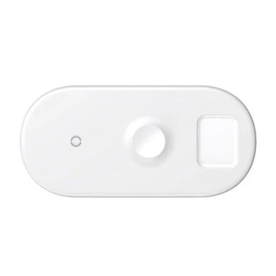 Зарядка QI BASEUS Smart 3in1 iphone / watch / aipods | 18W | білий