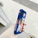Синий чехол Lady Fashion с боковой печатью для iPhone 12 Pro Max + защита камеры