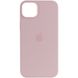 Чехол Silicone Full Case AAA MagSafe IC для iPhone 14 Chalk Pink