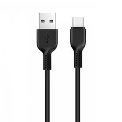 Кабель HOCO X13 USB to Type-C 3A, 1m, PVC, PVC connectors, Black (6957531061182)