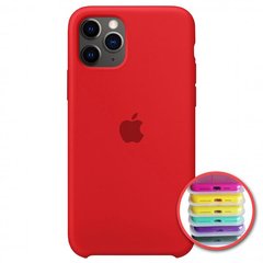 Silicone Case Full for iPhone 11 Pro Max (14) red, Червоний