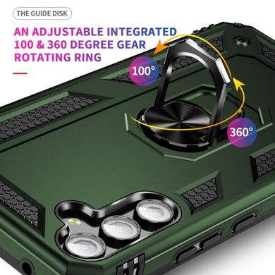 Чохол Cosmic Robot Ring для Samsung Galaxy A34 5G Army Green