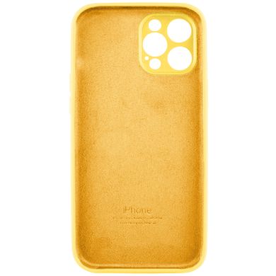 Чохол Silicone Full Case AA Camera Protect для Apple iPhone 12 Pro Max 56,Sunny Yellow