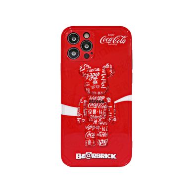 Чохол для iPhone 11 Pro Max Bearbrick Кока-Кола Червоний