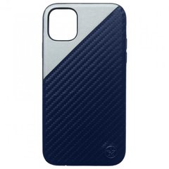 Накладка Kajsa Neo Classic Collection Carbon Series 1 for iPhone 11 Pro Max navy