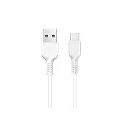 Кабель HOCO X13 USB to Type-C 3A, 1m, PVC, PVC connectors, White (6957531061199)