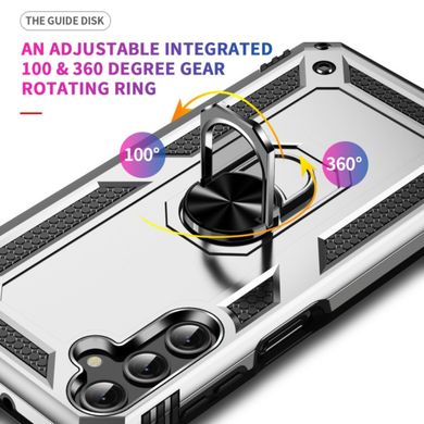 Чохол Cosmic Robot Ring для Samsung Galaxy A34 5G Silver