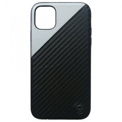 Накладка Kajsa Neo Classic Collection Carbon Series 1 for iPhone 11 Pro Max black, Черный